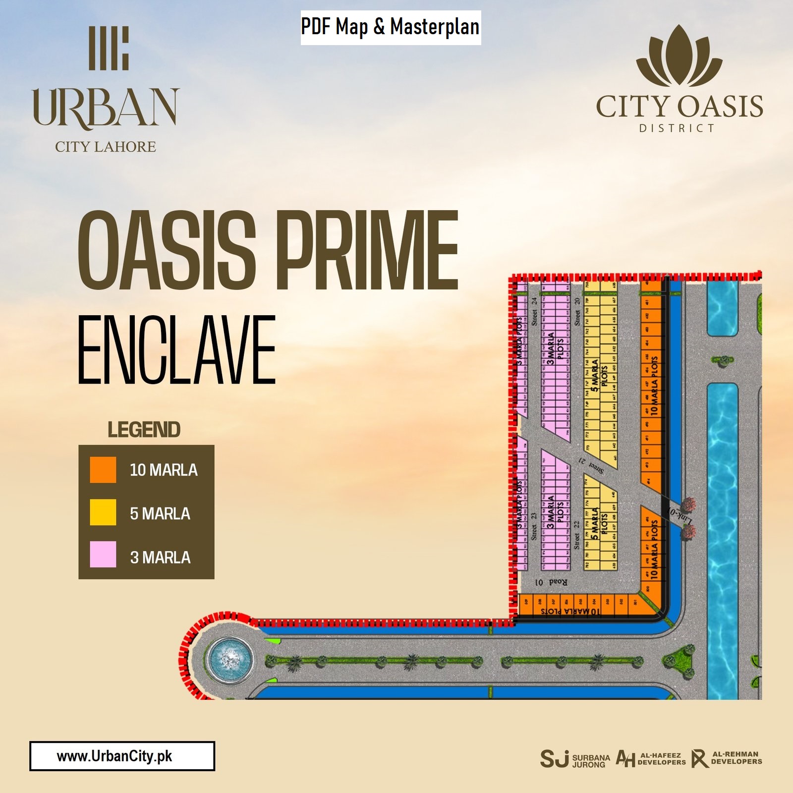Oasis Prime Enclave PDF Map & Masterplan