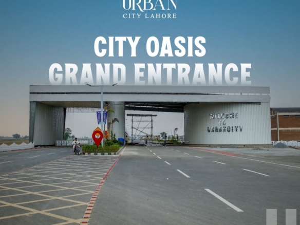 City Oasis Block Main Entrance Urban City Lahore