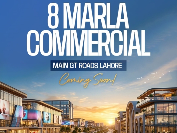 Urban City Lahore Main GT Road Commercial Plots on Installments